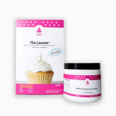 The Lauren™ Premium White Cake Mix & White Sweetness™ Premium Frosting Bundle